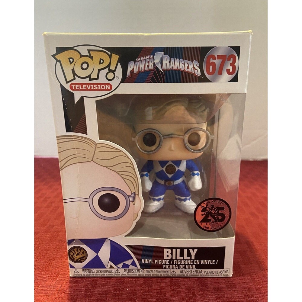 New In Box Funko Pop Power Rangers Billy 673